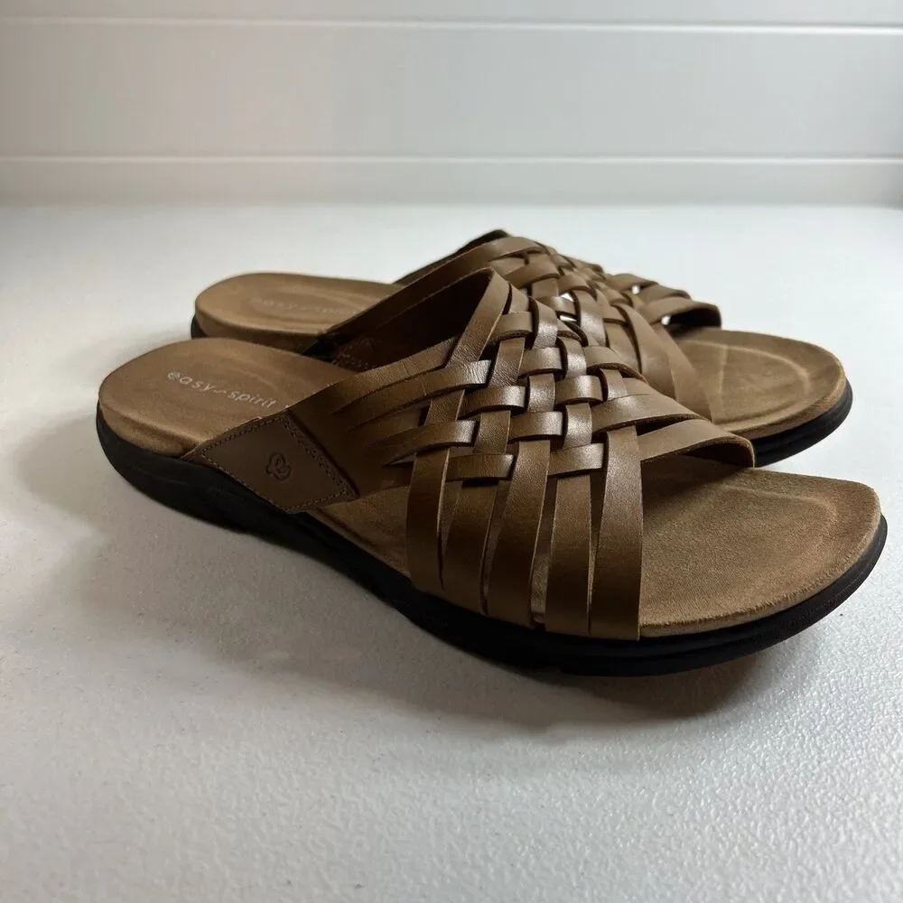 Easy Spirit Women’s Sandals Size 8W Brown Meadow Comfort Outdoor